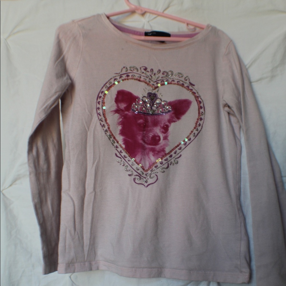 Girls pink shirt